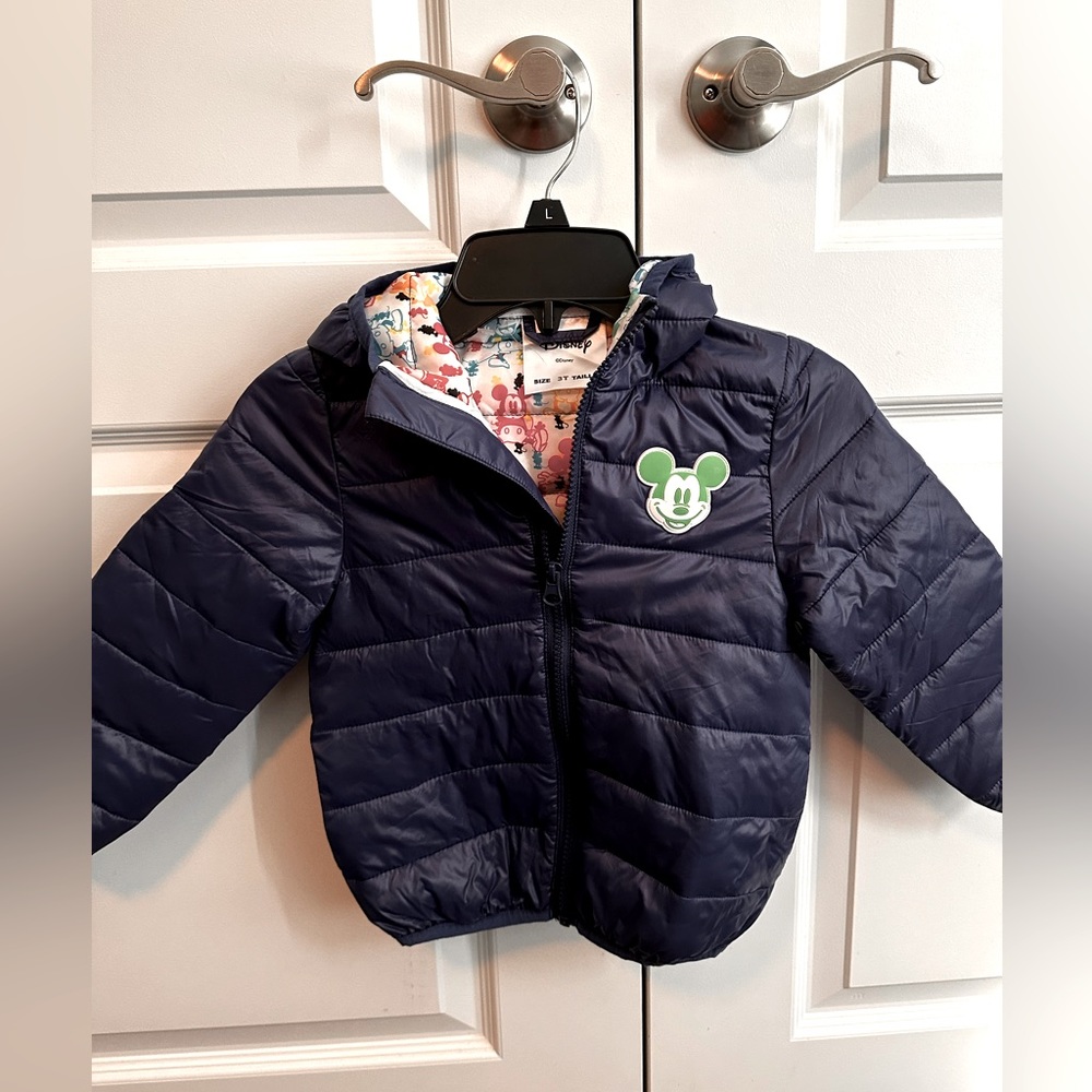 Toddlers 3T Navy Disney Mickey Mouse Jacket